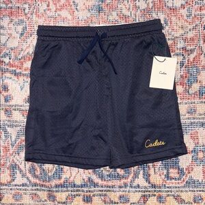 Cadets Check Out Mesh Shorts in Navy SZ 10/12 (25-28” Waist) NWT